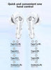 Touch Screen Airbuds 2Pro + True Wireless in Ear Earbuds with Mic , Fast Charging, IPX 4.0 Sweat Proof, BT v5.3