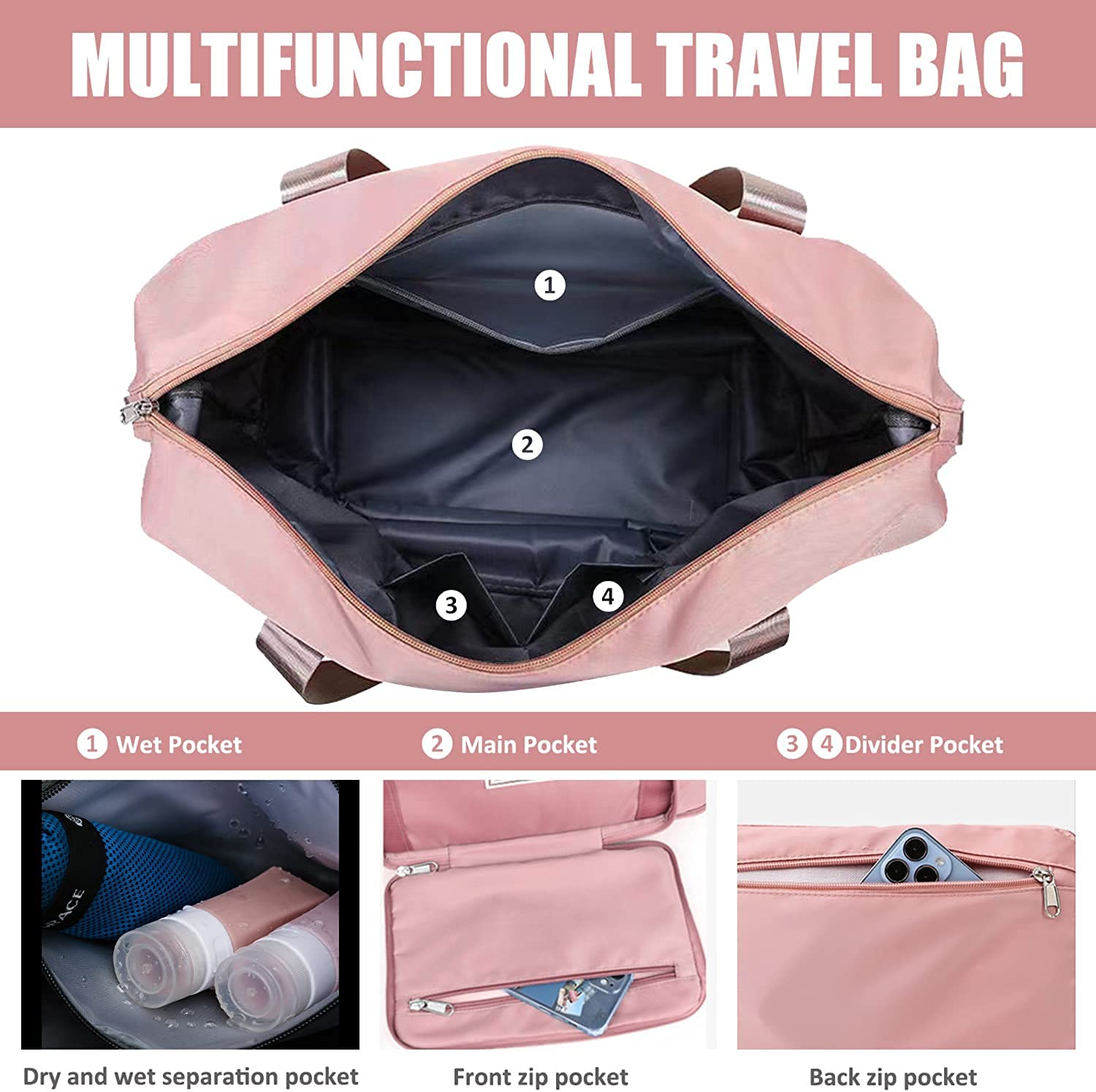 Bag Duffle Bags Waterproof for Travel Women