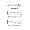 Drill-Free Adjustable Tension Rod – Hassle-Free Installation for Any Space!
